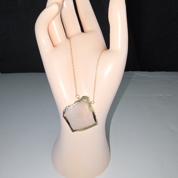 Rose quartz necklace - Picture 6 of 16